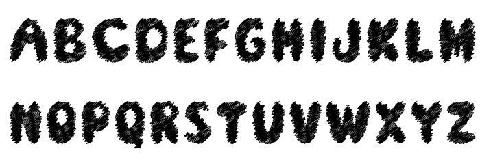 Screamer Font LOWERCASE