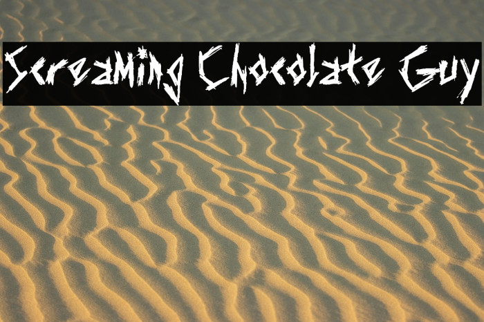 Screaming Chocolate Guy Example 2