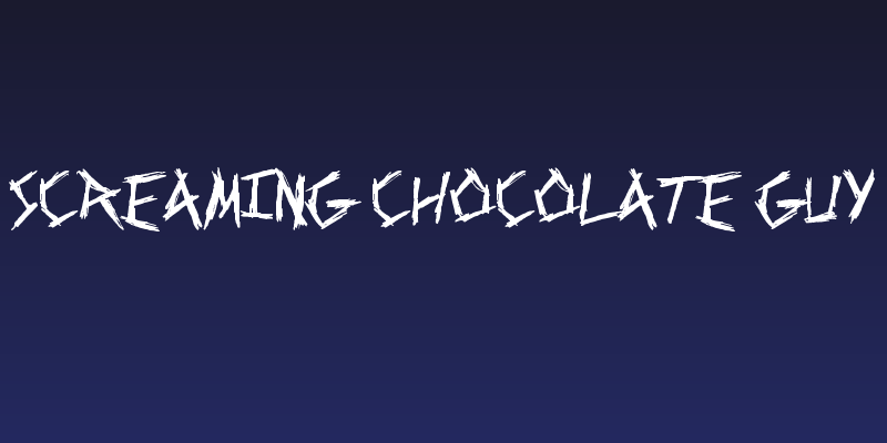 Screaming Chocolate Guy Social Header