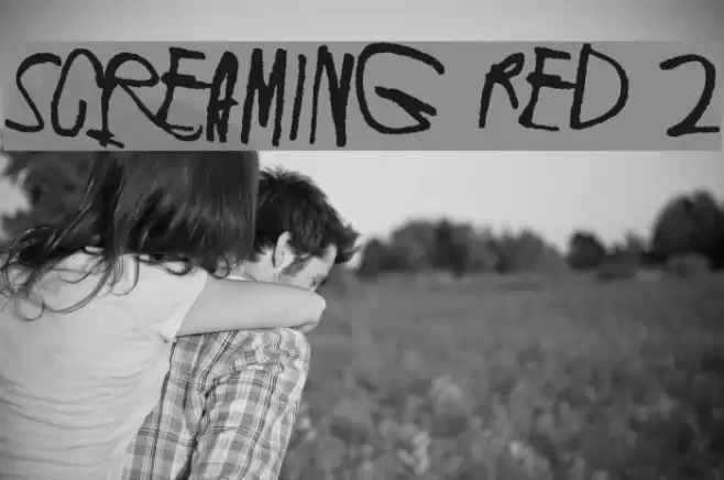 Screaming Red 2 Font examples