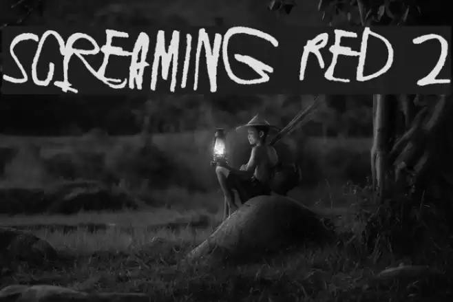 Screaming Red 2 Font examples