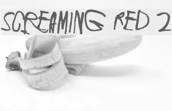 Screaming Red 2 Font examples