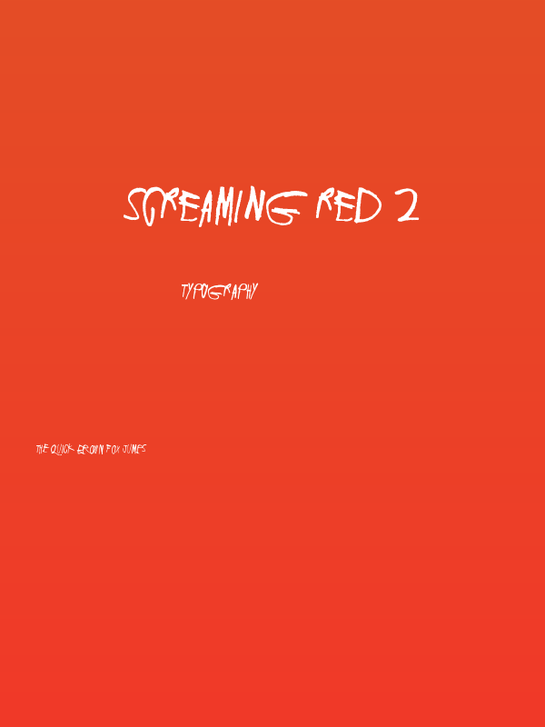Screaming Red 2 Poster