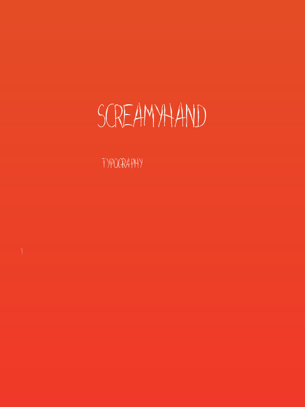 Screamyhand Poster