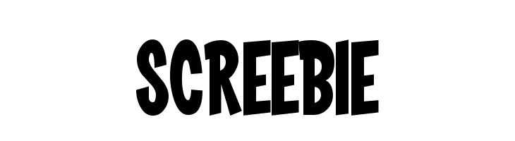Screebie  font caratteri gratis
