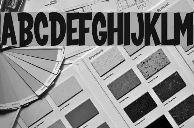 Screebie Font examples