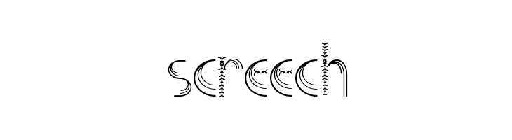 Screech Font