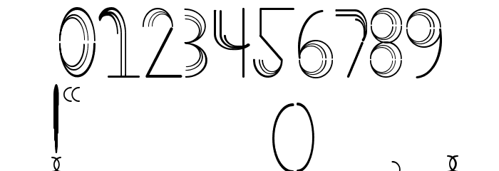 Screech Font OTHER CHARS