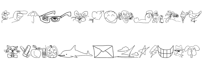 Screen Scrawls JL Font LOWERCASE