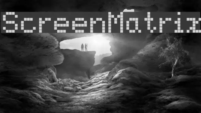 ScreenMatrix Font examples
