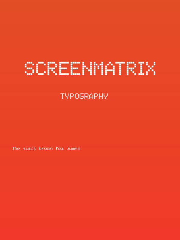 ScreenMatrix Poster
