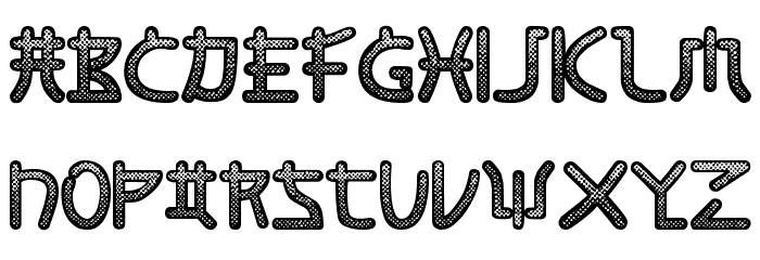 Screen Font LOWERCASE