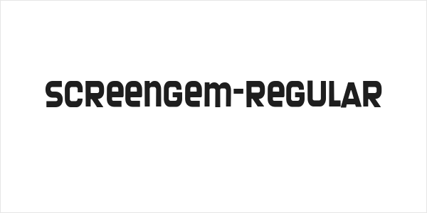 Screengem-Regular Logo