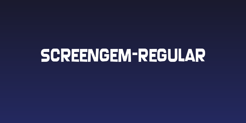 Screengem-Regular Social Header