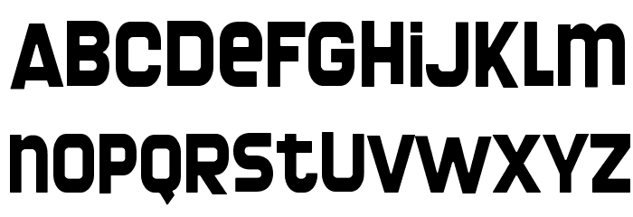 Screengem-Regular Font LOWERCASE