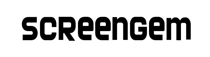 Screengem  免费字体下载