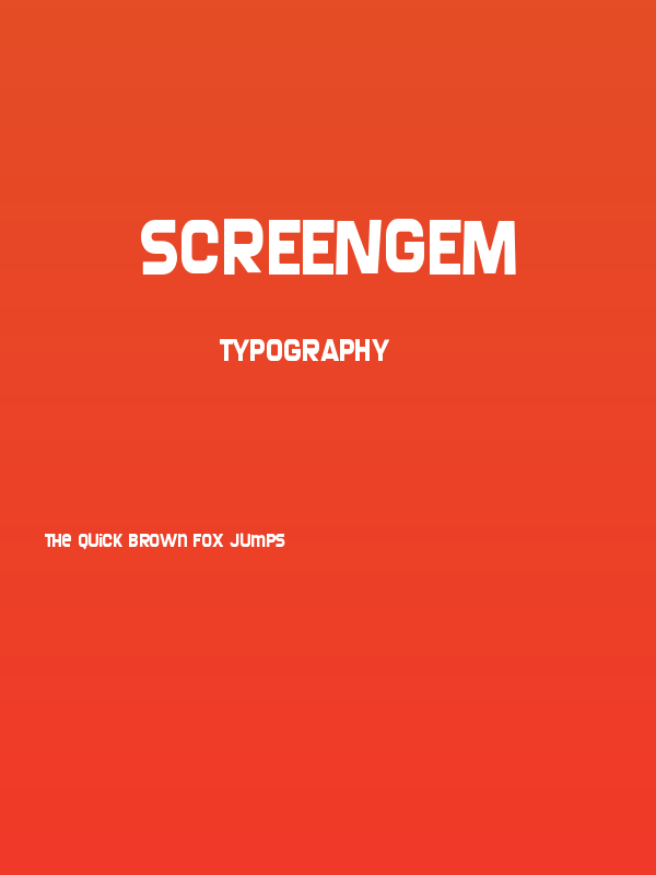 Screengem Poster