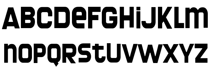 Screengem Font LOWERCASE