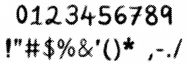 Screenprint Regular Font OTHER CHARS