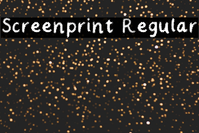 Screenprint Regular Example 2