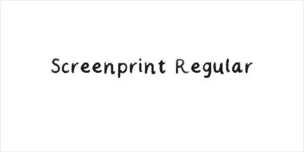Screenprint Regular Logo