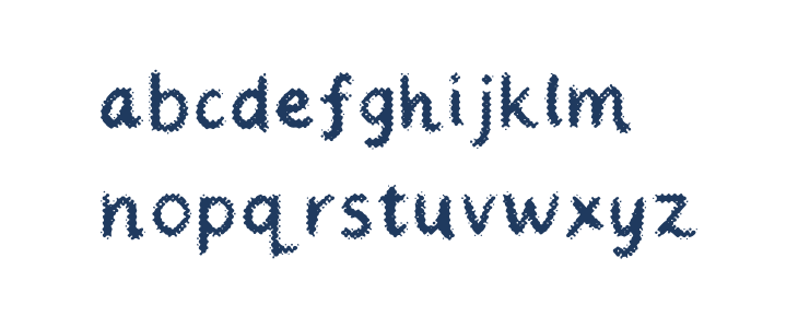 Screenprint Regular Lowercase