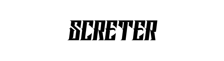 Screter Font