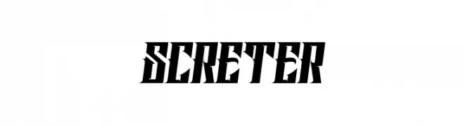 Screter  Frei Schriftart Herunterladen