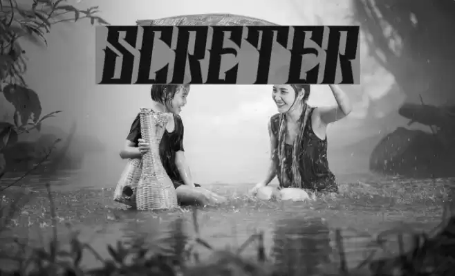 Screter Font examples