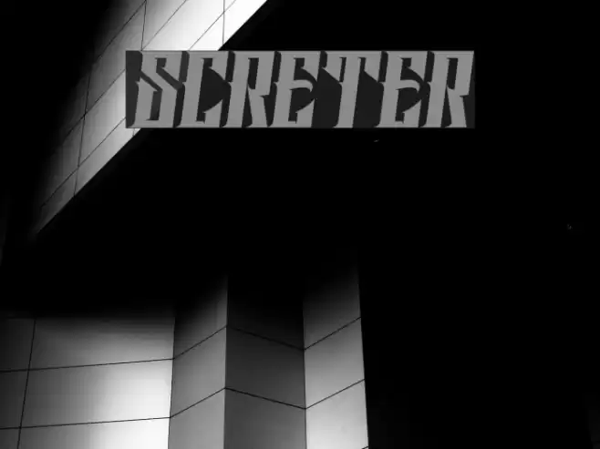 Screter Font examples