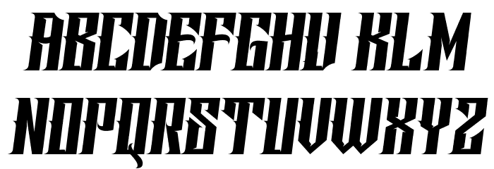 Screter Font LOWERCASE