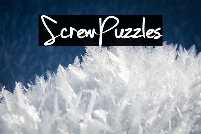 ScrewPuzzles Example 2