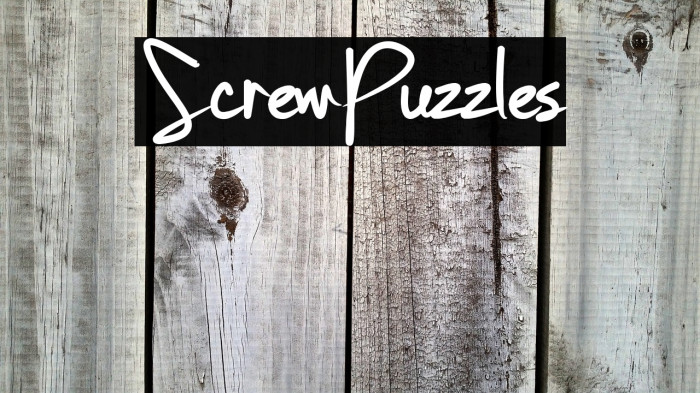 ScrewPuzzles Example 3