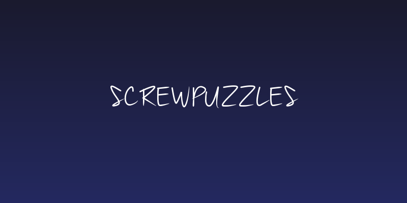 ScrewPuzzles Social Header