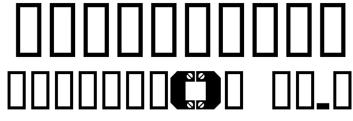 ScrewedSW Font OTHER CHARS