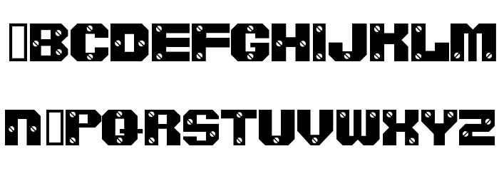 ScrewedSW Font LOWERCASE