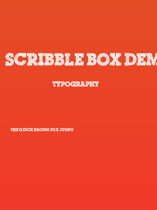 Scribble Box DEMO Poster