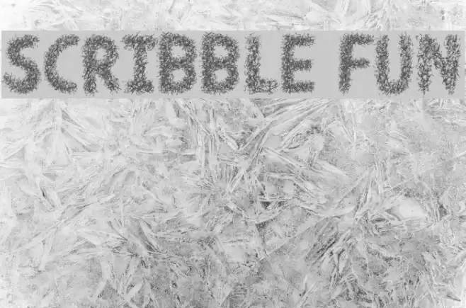 Scribble Fun Font examples
