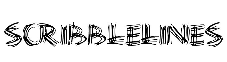 Scribble Lines  font caratteri gratis
