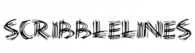 Scribble Lines  Fuentes Gratis Descargar