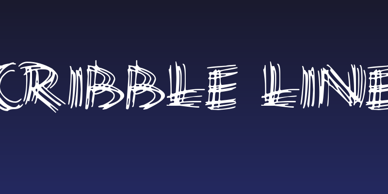 Scribble Lines Social Header