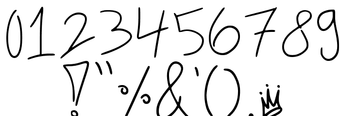 Scribble On The Bus Regular Font OTHER CHARS