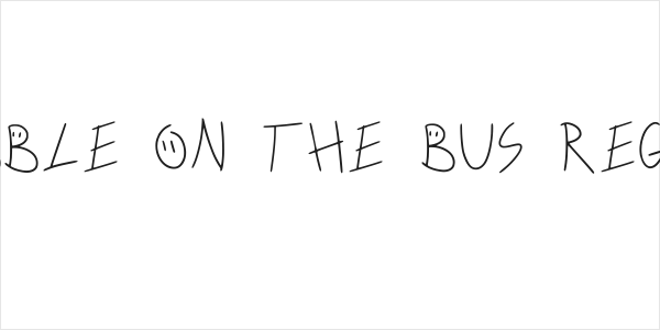 Scribble On The Bus Regular Logo
