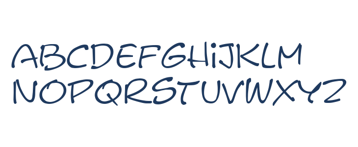 Scribble Regular Lowercase