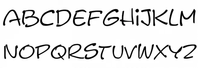 Scribble Regular Fuentes MINÚSCULAS