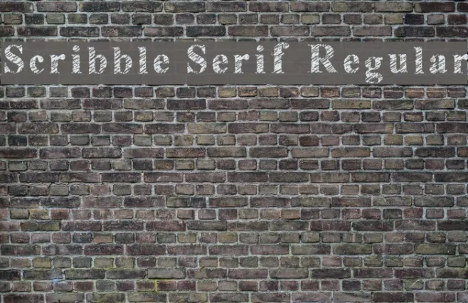 Scribble Serif Regular Example 3