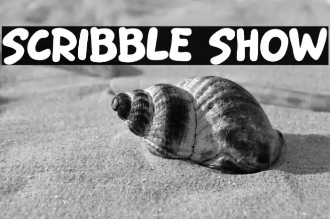 Scribble Show फ़ॉन्ट examples