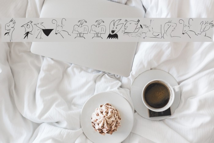 ScribbleABit Font examples