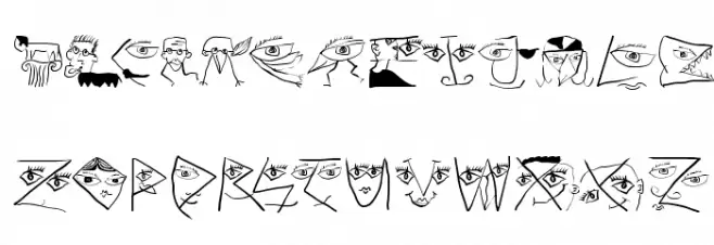 ScribbleDichFrei Шрифта ВЕРХНИЙ