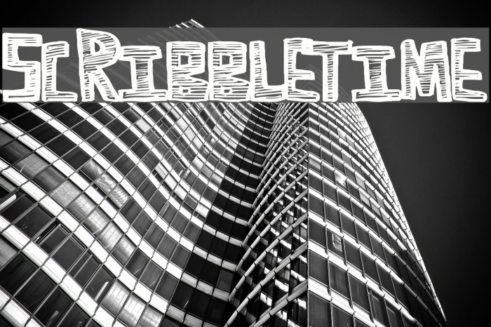 ScribbleTime Font examples